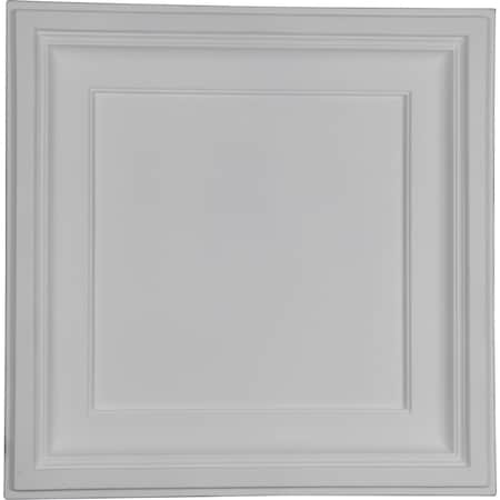 Ekena Millwork 23 7/8"W x 23 7/8"H x 2 1/2"P Traditional Ceiling Tile CT24X24TR